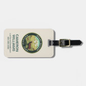 Nationalpark Mount Rainier Gepäckanhänger (Vorderseite horizontal)