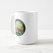 Nationalpark Mount Rainier Kaffeetasse (Vorderseite Links)