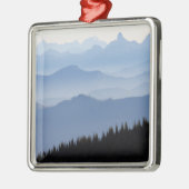 Nationalpark Mount Rainier| Kaskadengebirge Silbernes Ornament (Links)