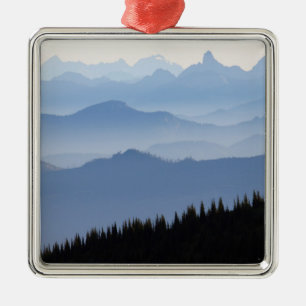 Nationalpark Mount Rainier  Kaskadengebirge Silbernes Ornament