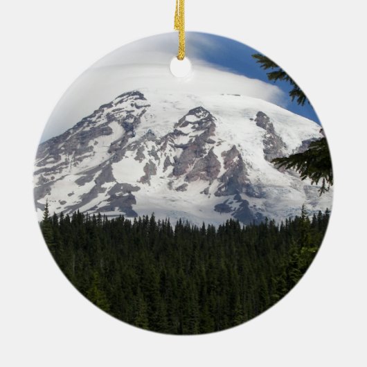 Nationalpark Mount Rainier Keramikornament (Hinten)
