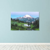 Nationalpark Mount Rainier Leinwanddruck (Insitu (Holzboden))