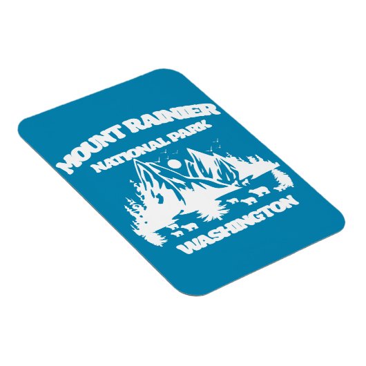 Nationalpark Mount Rainier Magnet (Rechte Seite)
