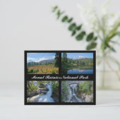 Nationalpark Mount Rainier Postkarte (Stehend Vorderseite)