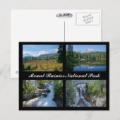 Nationalpark Mount Rainier Postkarte (Vorne/Hinten)