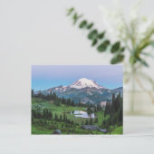 Nationalpark Mount Rainier Postkarte (Stehend Vorderseite)