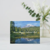 Nationalpark Mount Rainier Postkarte (Stehend Vorderseite)