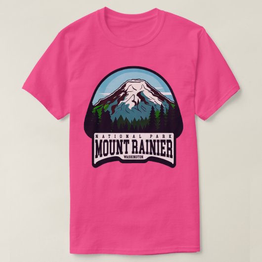 Nationalpark Mount Rainier T-Shirt (Design vorne)