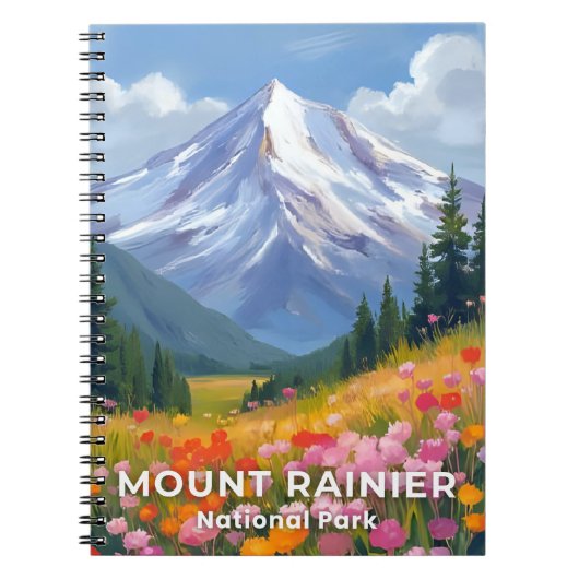 Nationalpark Mount Rainier | Washington Travel Notizblock (Vorderseite)