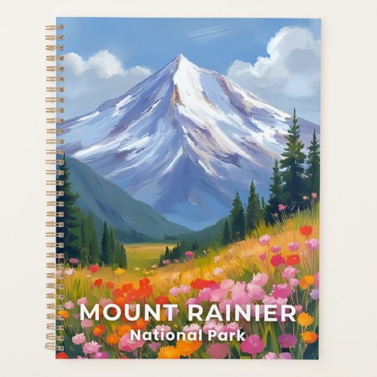 Nationalpark Mount Rainier | Washington Travel Planer (Vorderseite)
