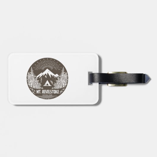Nationalpark Mount Revelstok Gepäckanhänger (Rückseite horizontal)