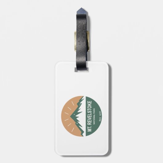 Nationalpark Mount Revelstok Gepäckanhänger (Rückseite vertikal)