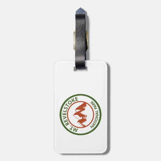 Nationalpark Mount Revelstok Gepäckanhänger (Rückseite vertikal)