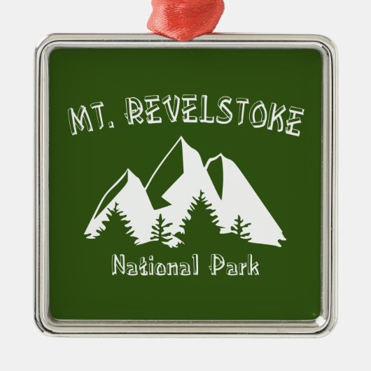 Nationalpark Mount Revelstok Ornament Aus Metall (Vorne)