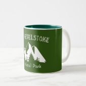 Nationalpark Mount Revelstok Zweifarbige Tasse (VorderseiteRechts)