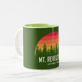 Nationalpark Mount Revelstok Zweifarbige Tasse (Vorderseite Links)