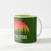 Nationalpark Mount Revelstok Zweifarbige Tasse (VorderseiteRechts)