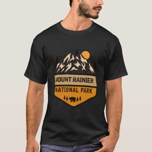 Nationalpark Mount Rinier T-Shirt (Vorderseite)
