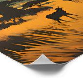 Nationalpark Nairobi Poster (Ecke)