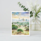 Nationalpark Nairobi Wasserfarben Malerei Postkarte (Stehend Vorderseite)