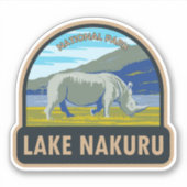Nationalpark Nakuru Lago Maggiore Aufkleber (Vorderseite)