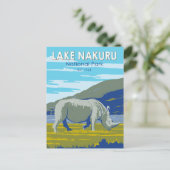 Nationalpark Nakuru Lago Maggiore Postkarte (Stehend Vorderseite)