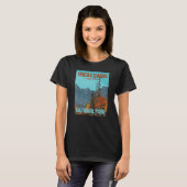 Nationalpark Nationalpark Nevada Poster Design T-Shirt (Vorne ganz)