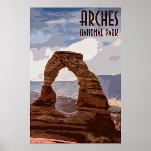 Nationalpark Nationalpark Vintage Poster (Vorne)