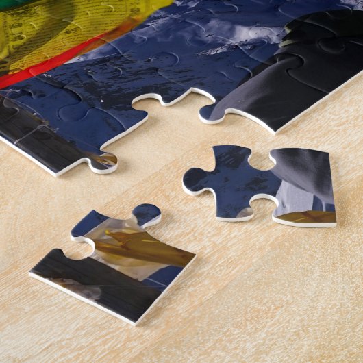 Nationalpark Nepal Langtang. Jigsaw Puzzle (Seite)