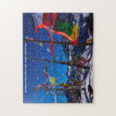 Nationalpark Nepal Langtang. Jigsaw Puzzle (Vertikal)