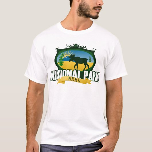 Nationalpark-Nerd - Waldland T-Shirt (Vorderseite)