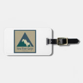 Nationalpark Neue Schlucht Rustik Gepäckanhänger (Vorderseite horizontal)