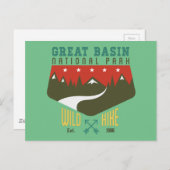 Nationalpark Nevada Postkarte (Vorne/Hinten)