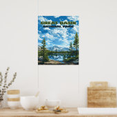 Nationalpark Nevada Radspitze des Great Becken Poster (Küche)