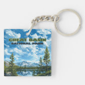Nationalpark Nevada Radspitze des Great Becken Schlüsselanhänger (Rückseite)