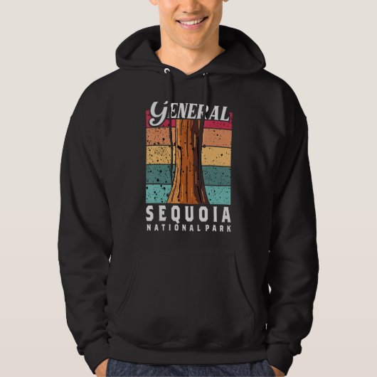 Nationalpark Nevada Sequoia Redwood Wandern Hoodie (Vorderseite)
