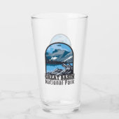Nationalpark Nevada Vintag Glas (Rückseite)