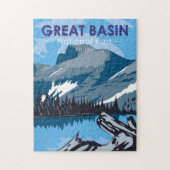 Nationalpark Nevada Vintag Puzzle (Vertikal)