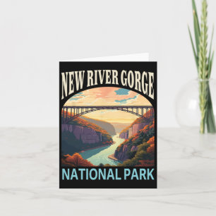 Nationalpark New River Gorge Camping Wandern Karte