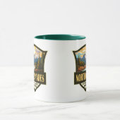 Nationalpark Nord Cascades - Illustration Tasse (Zentrum)