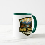 Nationalpark Nord Cascades - Illustration Tasse (VorderseiteRechts)