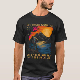 Nationalpark Nord-Kaskaden - Hiker Männer Frauen H T-Shirt