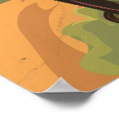 Nationalpark North Cascades Vintage Travel Poster (Ecke)