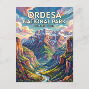 Nationalpark Ordesa y Monte Perdido Spanien Postkarte