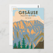 Nationalpark Österreich Gesause Vintag Postkarte (Vorne/Hinten)