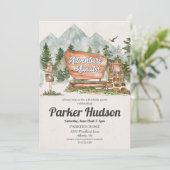 Nationalpark Outdoorwald Geburtstagsparty (Stehend Vorderseite)