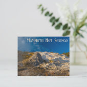 Nationalpark Palette Spring Yellowstone Postkarte (Stehend Vorderseite)