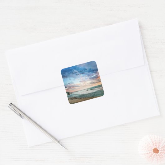 Nationalpark Paparoa, Neuseeland, Quadratischer Aufkleber (Umschlag)