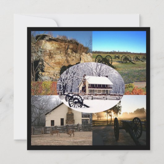 Nationalpark Pea Ridge Einladung (Vorderseite)