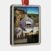 Nationalpark Pea Ridge Silbernes Ornament (Rechts)